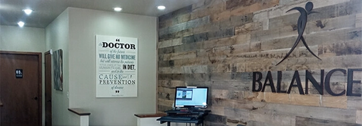 Chiropractic Boise ID Logo Wall