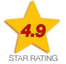 Chiropractic Boise ID 4.9 Star Rating Icon